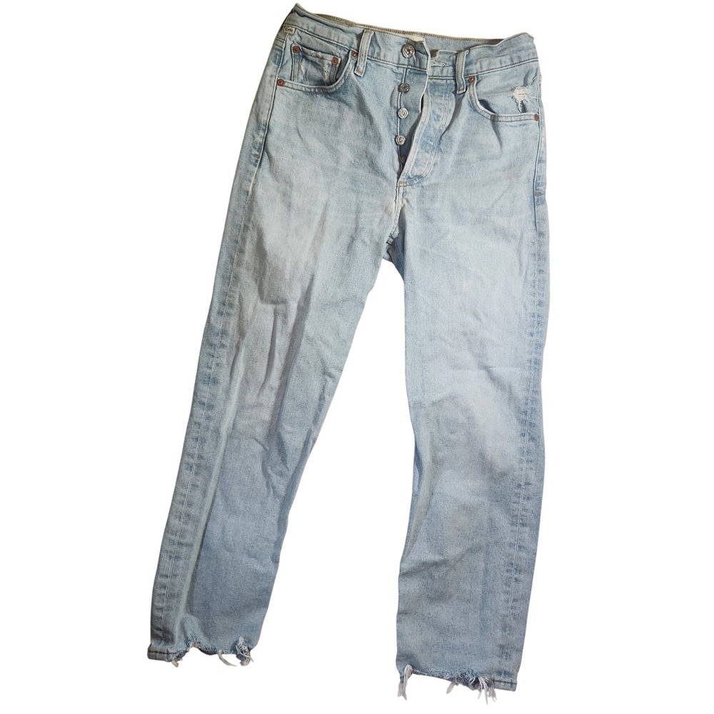 Citizens of Humanity Premium Vintage LightWash HighRise Straight Jeans 28x25.5
